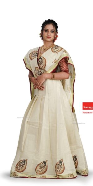 Diksha designs - Customised half saree design for our beautiful client😍 Dm  for orders #fashion #designing #indianfashion #bridal #gown #lehenga #choli  #kurti #boutique #keralafashion #calicutfashion #designer #designerwear  #trends #embroidery ...